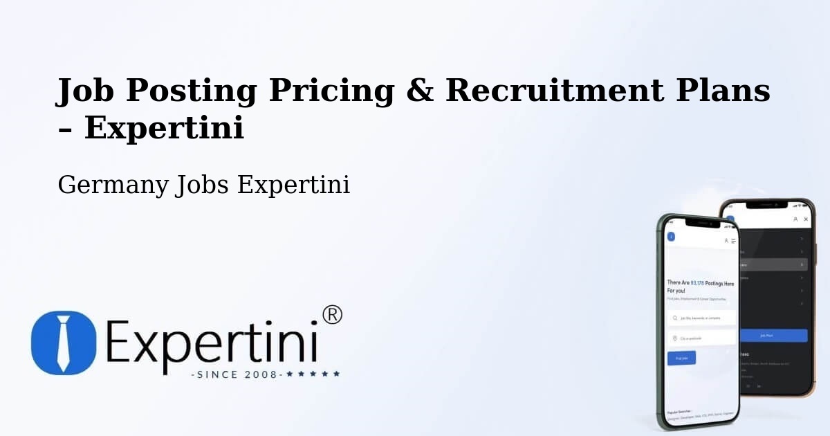 Job Posting Pricing & Recruitment Plans – Lahnstein - Lahnstein, Germany Jobs Expertini